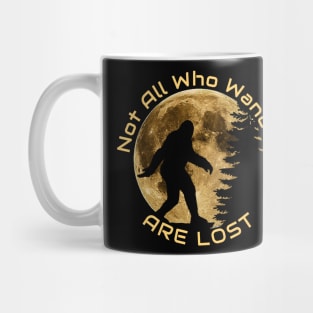 Wanderlust Bigfoot Silhouette Mug